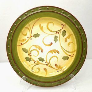 Demdaco Crimson Berries Chop Plate Round Platter